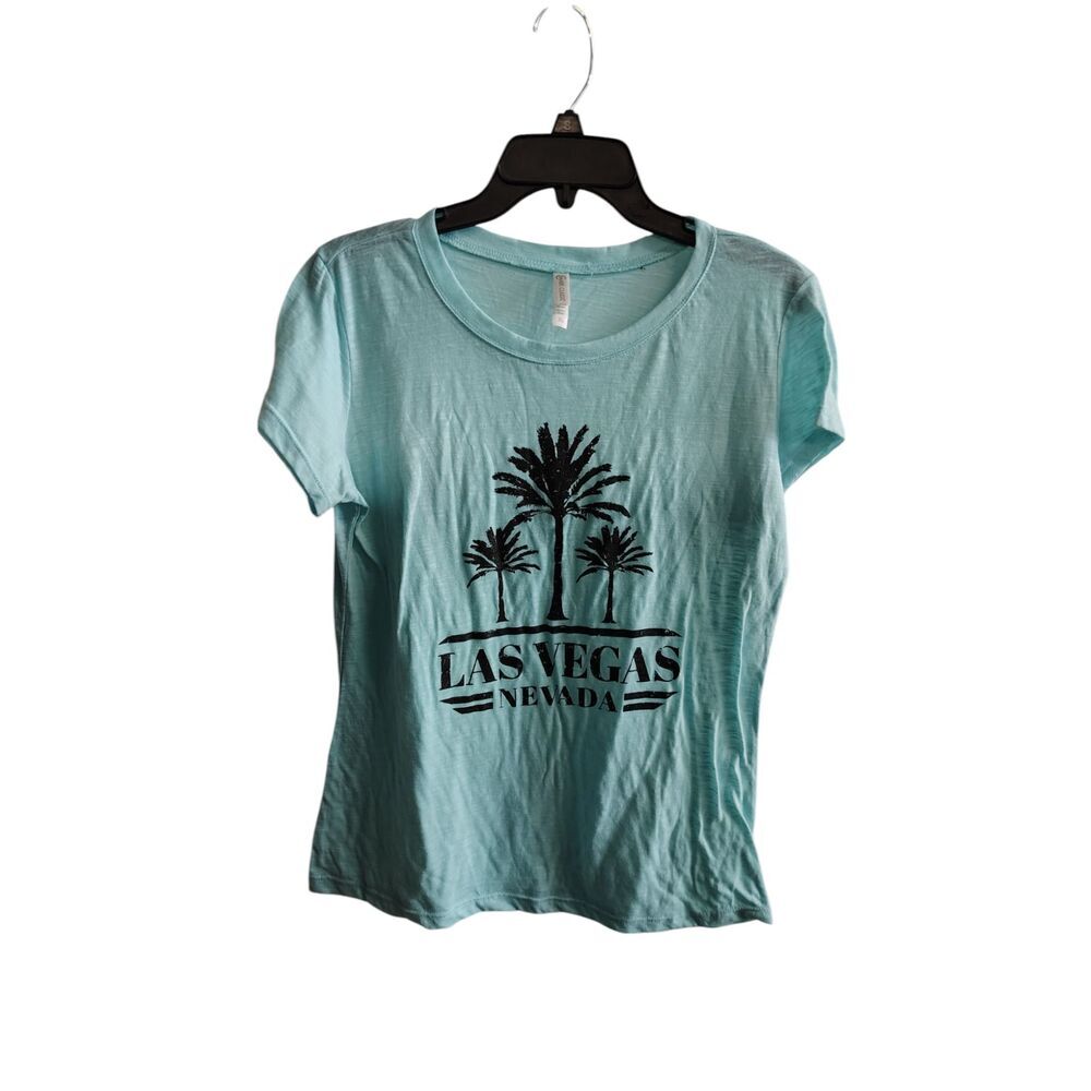 Las‎ Vegas Teal Crew Neck Tee